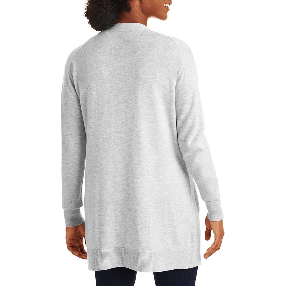 Members Mark Women's Cashmere Blend Cardigan Sweater Grey-L